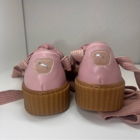 Fenty Puma By Rihanna Women Bow Creeper Sandal Pink Size 6.5 - Picture 7 of 10